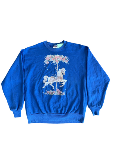Vintage Carousel Pony Crewneck