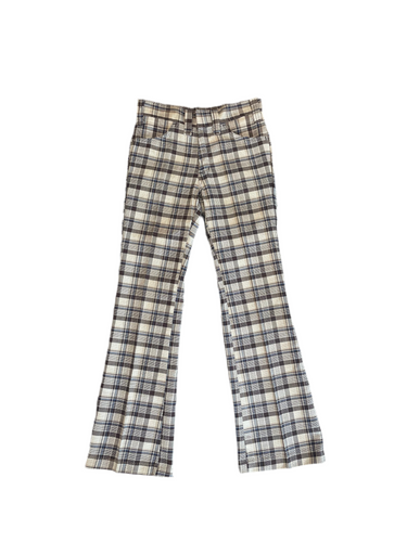 Vintage Plaid Flares