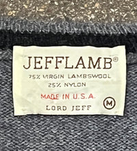 Load image into Gallery viewer, Jefflamb Black &amp; Purple Striped Grey V-Neck