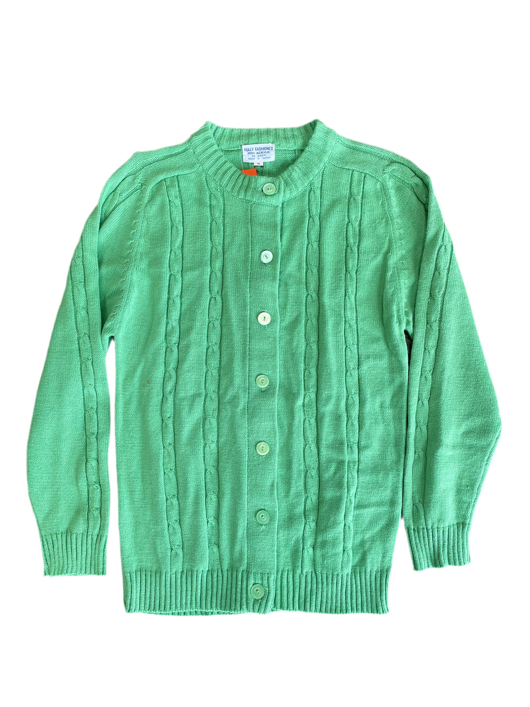 Vintage Femme Green Knit Sweater