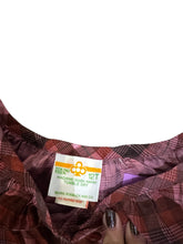 Load image into Gallery viewer, Plaid Long sleeve/ half button down