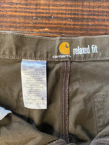 Carhartt "Dark Brown" Relaxed-Fit Pants 34x30