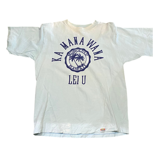 79’ “Ka Mana Wana Lei U” Honolulu, HI Light Blue T-Shirt