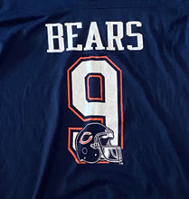 Load image into Gallery viewer, Vintage Chicago Bears #9 Striped-Sleeve T-Shirt