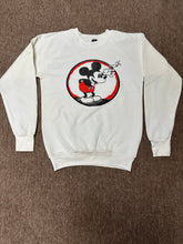 Load image into Gallery viewer, Dead stock white mickey smoking crewneck