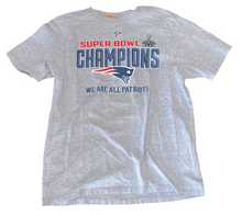 Load image into Gallery viewer, 2015 Super Bowl Patriots &quot;We are all Patriots&quot; T-Shirt