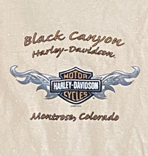 Load image into Gallery viewer, 2007 Harley Davidson Tan Glitter Montrose, CO Women’s Tank Top