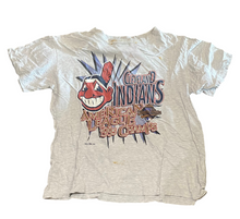 Load image into Gallery viewer, 1995 Cleveland Indians World Series Champs Grey T-Shirt