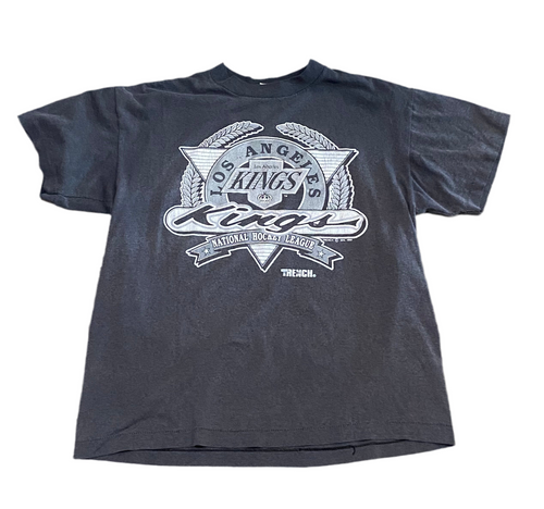 1991 Los Angeles Kings NHL Grey T-Shirt
