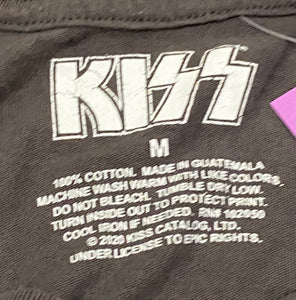 KISS Band Members Grey & Blue T-Shirt