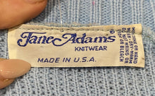 Load image into Gallery viewer, Jane Adams Knitwear Light Blue Argyle Sweater