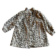 Load image into Gallery viewer, Faux Fur Leopard Print Coat