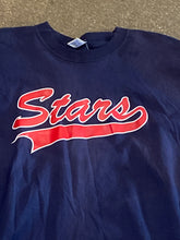 Load image into Gallery viewer, Troy Baseball Boosters “Stars” Navy Longsleeve Shirt