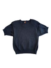 Load image into Gallery viewer, Floral short-sleeve sweater top