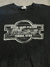 Load image into Gallery viewer, Vintage Vernon, Utah Silver Sage Station Black T-Shirt