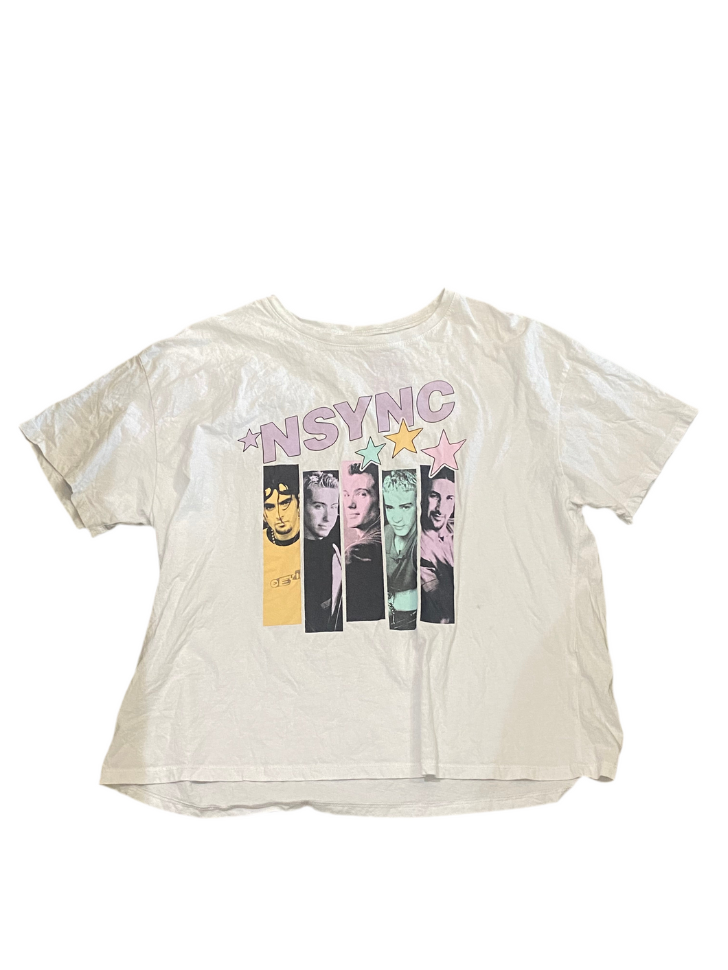 NSYNC Band Members and Stars White T-Shirt