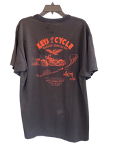 Load image into Gallery viewer, 1991 Harley 3D emblem wolf shirt