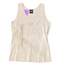 Load image into Gallery viewer, 2007 Harley Davidson Tan Glitter Montrose, CO Women’s Tank Top