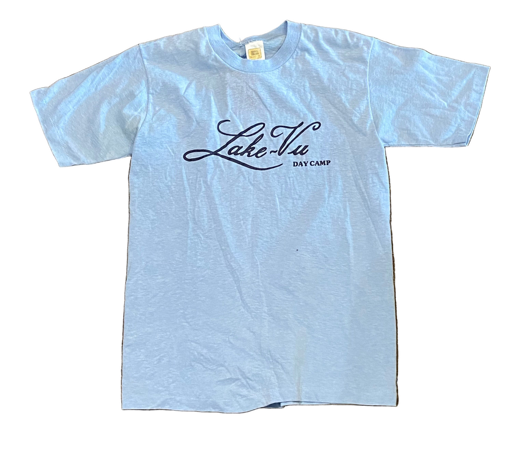 Vintage Lake-Vu Day Camp Light Blue T-Shirt