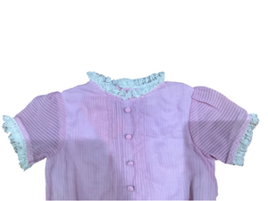 Peplum Ruffle Button Up