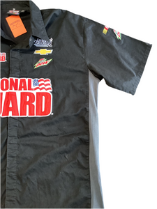 NASCAR National Guard button down