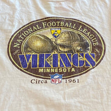 Load image into Gallery viewer, Vintage NFL Minnesota Vikings &quot;Circa 1961&quot; Cream T-Shirt
