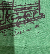 Load image into Gallery viewer, 85’ Chama, New Mexico “Cumbres &amp; Toltec Scenic Railroad” Green T-Shirt