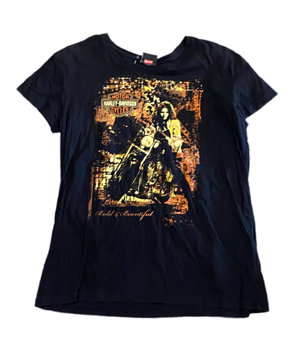 Harley Davidson Aurora, Colorado “Bold & Beautiful” Black T-Shirt