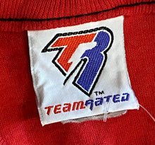 Load image into Gallery viewer, Vintage Chicago Blackhawks Red Striped 3/4 Sleeve Shirt