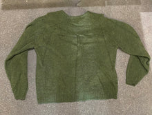 Load image into Gallery viewer, Sears 100% Lamb’s Wool Dark Green Sweater
