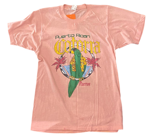 Vintage Puerto Rican Corona Parrot T-Shirt