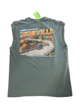 Load image into Gallery viewer, Vintage Navy Pinup Harley Davidson Cutoff Tee