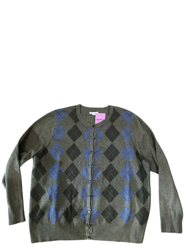 Craft & Barrow argyle cardigan sweater