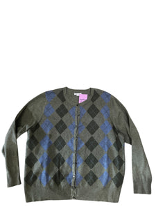 Craft & Barrow argyle cardigan sweater