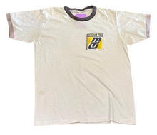 Load image into Gallery viewer, Vintage Michigan Tech University Beige Ringer Tee