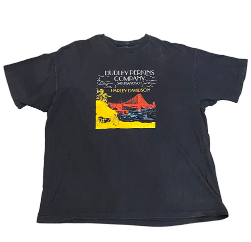 Harley Davidson Dudley Perkins Co. San Francisco, CA Black T-Shirt
