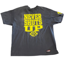 Load image into Gallery viewer, 2014 WWE “Never Shuts Up” Seth Rollins Grey T-Shirt