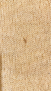 Vtg 100% Wool Mustard Yellow Sweater