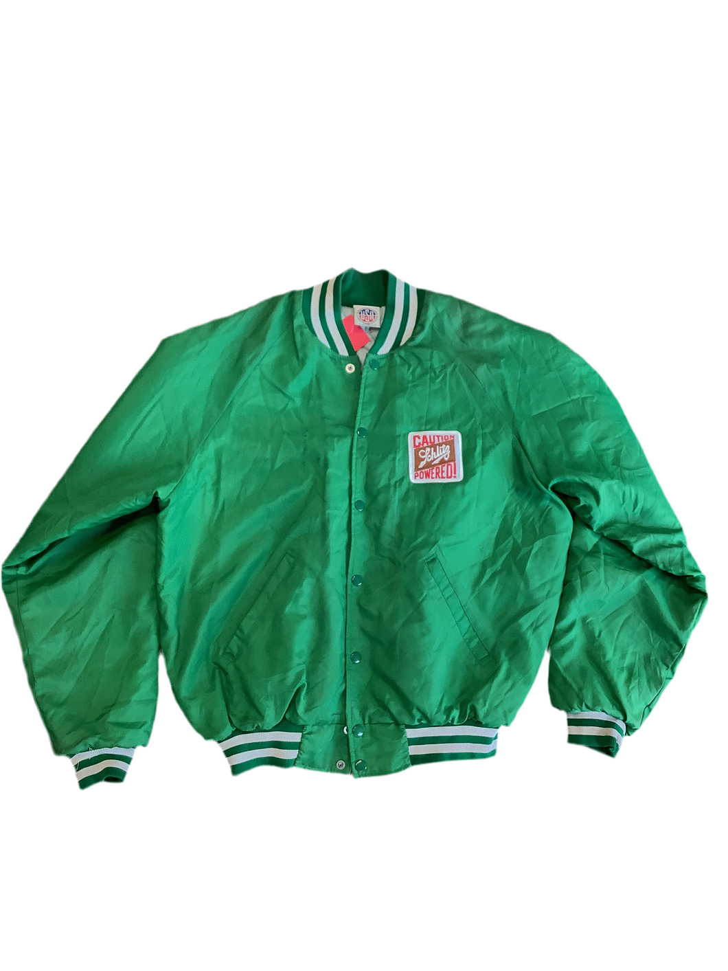 Schlitz sports bomber jacket