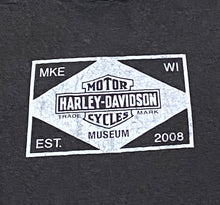 Load image into Gallery viewer, Harley Davidson “Shovelhead” Engine 1966-1984 H.D. Museum Black T-Shirt