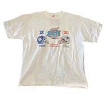 Load image into Gallery viewer, 2008 Super Bowl XLII Patriots vs. Giants White T-Shirt