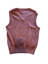 Load image into Gallery viewer, Vintage Red Diamond Knit Sweater Vest