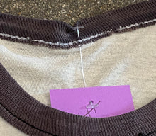 Load image into Gallery viewer, Vintage Michigan Tech University Beige Ringer Tee