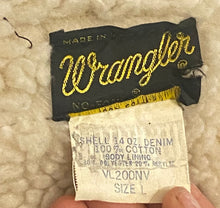 Load image into Gallery viewer, Vintage Wrangler Fur-Lined Denim Vest