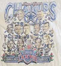 Load image into Gallery viewer, Vintage 1993 Dallas Cowboys Super Bowl Champs Cream T-Shirt