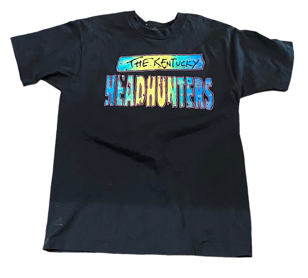 The Kentucky Headhunters Glitter Print Black T-Shirt