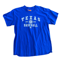 Load image into Gallery viewer, Texas Rangers &quot;Est. 1972&quot; Blue Baseball T-Shirt