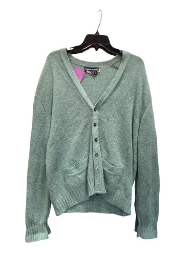 Light Green Wool Acrylic Cardigan