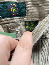 Load image into Gallery viewer, Corduroy Tan Cuffed Pants