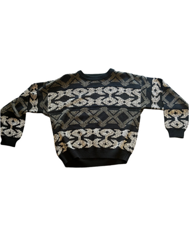 Vintage Abstract Grandpa Sweater